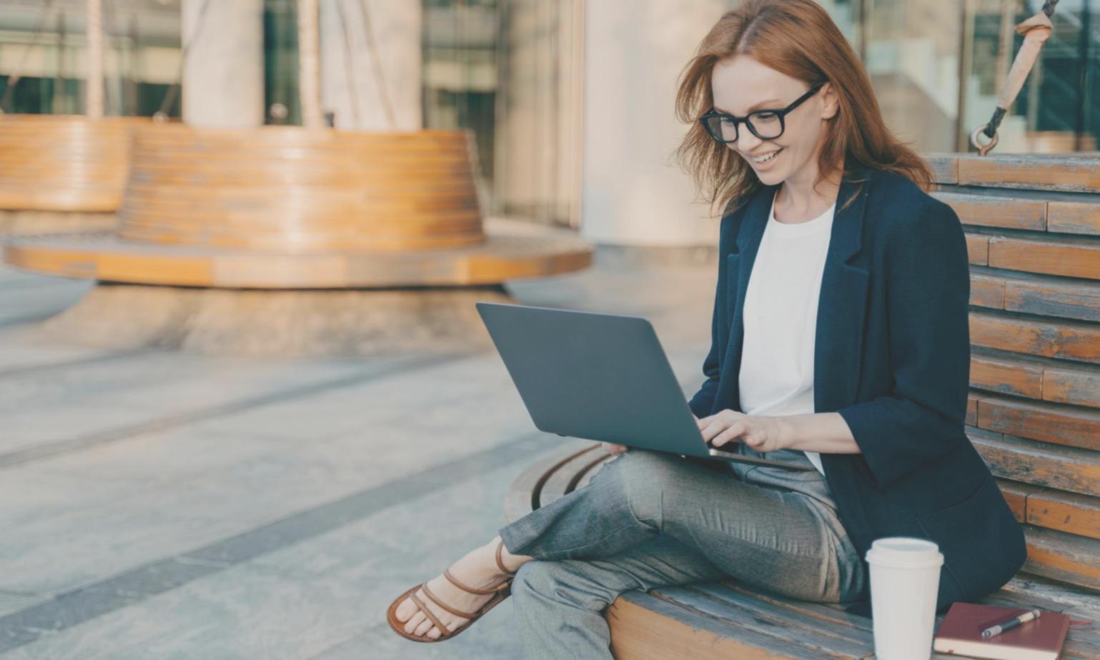 Financial professional analyzing market data and valuation models on computer screens
